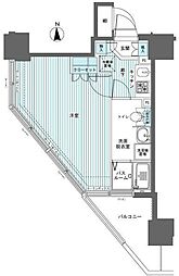 フェニックス西参道タワー 1Kの間取図画像