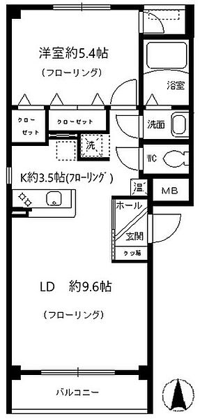 モンテローザ北斗町 101｜大阪府守口市北斗町(賃貸マンション1LDK・1階・40.26㎡)の写真 その2