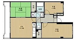 ビューラー千間台 3LDKの間取図画像