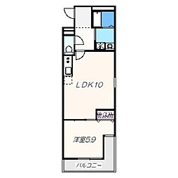 ピコットヴィレッジ 1LDKの間取図画像
