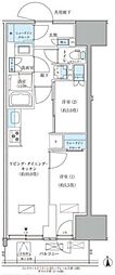 パークアクシス品川天王洲アイル 5階2LDKの間取り