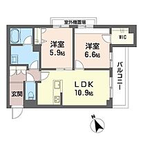 シエルブルー 00302 ｜ 神奈川県横浜市金沢区洲崎町115（賃貸マンション2LDK・3階・57.89㎡） その2