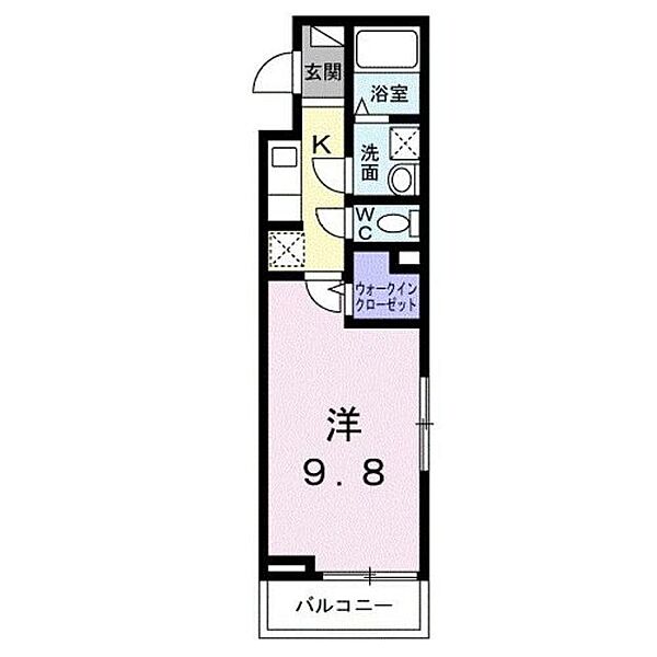 東京都八王子市打越町(賃貸アパート1K・2階・32.42㎡)の写真 その2