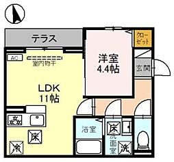 間取図画像 1LDK