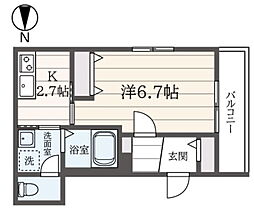 Ｍａｉｓｏｎ　Ｌｕａｎａ 1階1Kの間取り