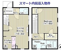 ファレール参宮橋 1階1LDKの間取り