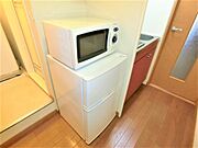 電子レンジ・２ドア冷蔵庫です。