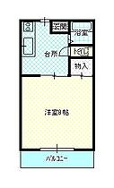 ムーンヒルN.Y 102 ｜ 山口県防府市新田１丁目3-23-5（賃貸アパート1DK・1階・26.49㎡） その2