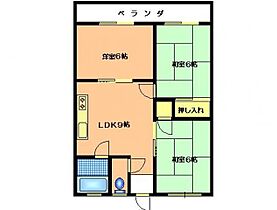 広島県広島市安佐南区緑井２丁目（賃貸マンション3LDK・3階・52.40㎡） その2