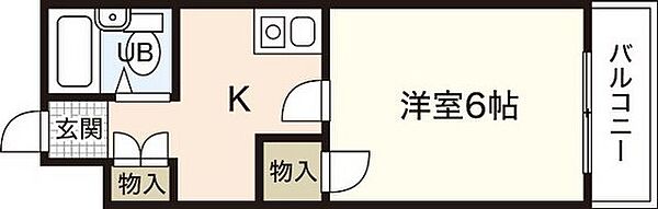 五日市セントラルレジデンス ｜広島県広島市佐伯区五日市中央1丁目(賃貸マンション1K・2階・20.21㎡)の写真 その2