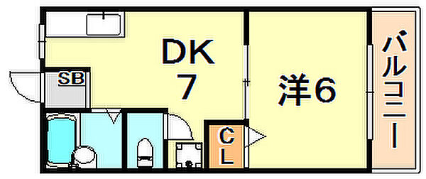 兵庫県神戸市垂水区五色山２丁目(賃貸アパート1DK・1階・27.75㎡)の写真 その2