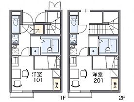 レオパレスくらち 204 ｜ 岐阜県美濃加茂市太田町字倉地2896-1（賃貸アパート1K・2階・26.08㎡） その2