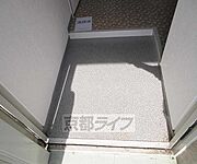 玄関もスッキリとしています