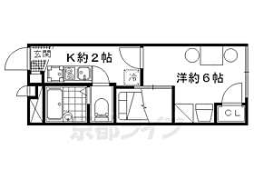 京都府京都市山科区日ノ岡石塚町（賃貸アパート1K・2階・19.87㎡） その2