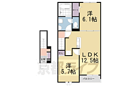 京都府木津川市加茂町里中門伝（賃貸アパート2LDK・2階・56.48㎡） その2