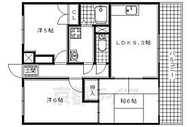 京都府京田辺市大住責谷（賃貸マンション3LDK・4階・57.51㎡） その2