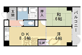 京都府京都市山科区東野八反畑町（賃貸マンション2LDK・2階・48.60㎡） その2