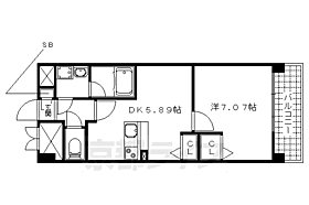 京都府京都市山科区栗栖野打越町（賃貸マンション1DK・4階・35.30㎡） その2