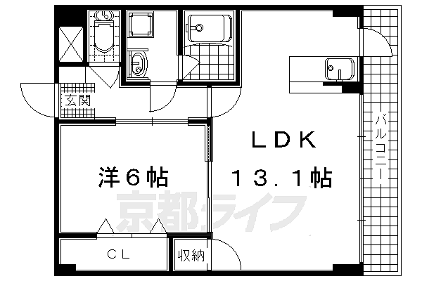 Ｒａｄｉａｎｔ 114｜京都府宇治市小倉町西山(賃貸マンション1LDK・1階・45.36㎡)の写真 その2