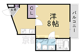 京都府京都市山科区大宅古海道町（賃貸アパート1K・3階・24.51㎡） その2