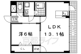 Ｒａｄｉａｎｔ 113 ｜ 京都府宇治市小倉町西山（賃貸マンション1LDK・1階・45.36㎡） その2