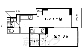 サンタ・ピーク 102 ｜ 京都府宇治市木幡南山（賃貸アパート1LDK・1階・40.40㎡） その2