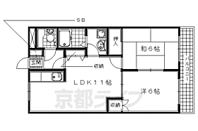 京都府木津川市州見台1丁目（賃貸マンション2LDK・2階・51.30㎡） その2