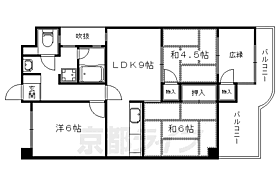 京都府京都市山科区東野北井ノ上町（賃貸マンション3LDK・5階・60.30㎡） その2