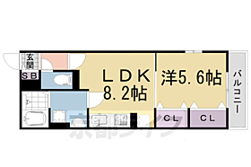 京都府京田辺市宮津佐牙垣内（賃貸アパート1LDK・1階・35.00㎡） その2