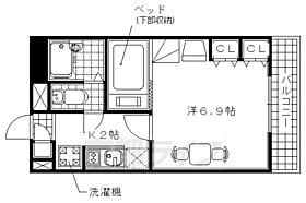 京都府京田辺市三山木見尊田（賃貸アパート1K・2階・19.87㎡） その2