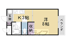 京都府京都市山科区安朱馬場ノ東町（賃貸アパート1K・1階・24.16㎡） その2