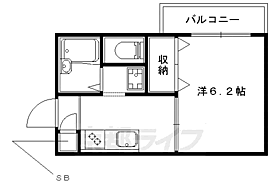 京都府京都市山科区四ノ宮泉水町（賃貸アパート1K・2階・24.30㎡） その2