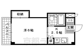 京都府京都市山科区東野中井ノ上町（賃貸マンション1K・2階・18.50㎡） その2