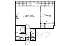 京都府京都市山科区音羽前田町（賃貸マンション1LDK・3階・40.00㎡） その1