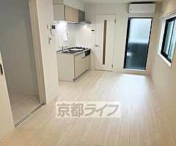 京都地下鉄東西線 椥辻駅 徒歩5分の賃貸アパート 2階1LDKのリビング/ダイニング