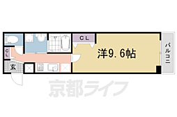 Ａ−ｍｏｎ観月橋ＮＩＦＵＮ 1階1Kの間取り