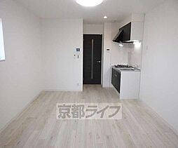 京都地下鉄東西線 東野駅 徒歩10分の賃貸アパート 1階1LDKのリビング/ダイニング