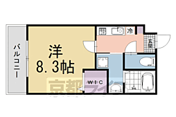 サクシード伏見京橋2ｎｄ 505 5階1Kの間取り