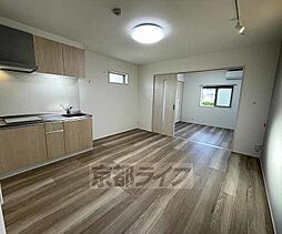 JR片町線(学研都市線) 津田駅 徒歩8分の賃貸アパート 3階1LDKのリビング/ダイニング