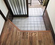 広い玄関です・