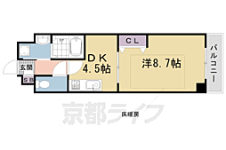 織花館 1DKの間取図画像