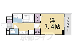 セレーノ 1Kの間取図画像