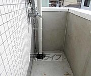 室外洗濯機置き場です