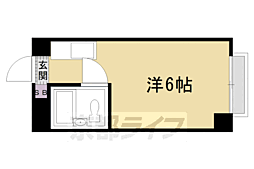 アルバドール山双 ワンルームの間取図画像