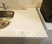 カセットコンロが置けます。