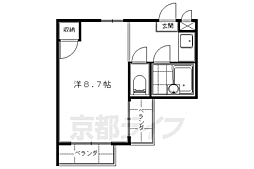 PineTree 1Kの間取図画像