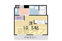 パーシモンヒル・田原 ワンルームの間取図画像