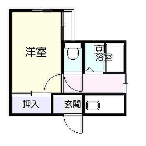 ライムハイツ ｜宮崎県宮崎市大字本郷北方(賃貸マンション1K・2階・23.10㎡)の写真 その2