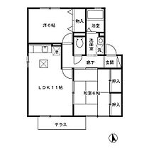 フモト・ブラッサムI 102 ｜ 宮崎県宮崎市新別府町麓（賃貸アパート2LDK・1階・55.44㎡） その2