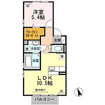 ショコラメゾン・F 205 ｜ 宮崎県宮崎市小戸町（賃貸アパート1LDK・2階・41.26㎡） その2